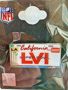 SUPER BOWL LVI "LICENSE" PIN - LIMITED EDITION