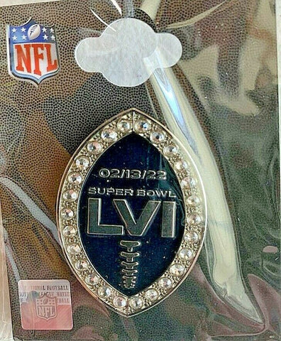 SUPER BOWL LVI 56 RHINESTONE PIN - LIMITED EDITION