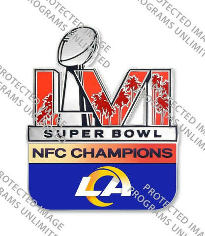LOS ANGELES RAMS PIN NFL NFC CHAMPIONS - SUPER BOWL LVI 56 - LIMITED EDITION